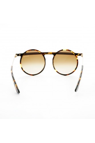 Bob Sdrunk - Occhiali da sole in celluloide tondi unisex tartarugato - HANNA 02G