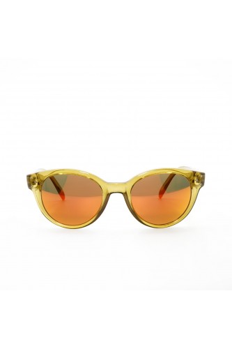 Spektre - Occhiali da sole in celluloide tondi unisex giallo - VITESSE G3 2