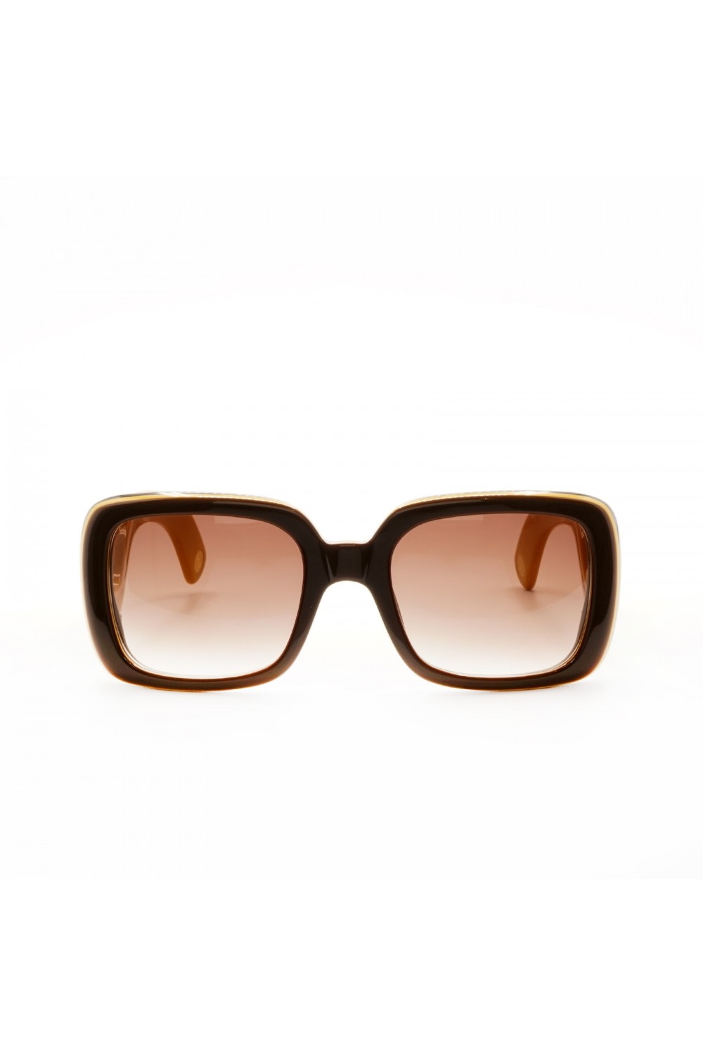 Marc Jacobs - Occhiali da sole in celluloide rettangolari per donna marrone -
