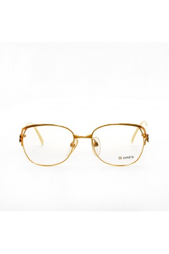 Madame Grés Paris - Occhiali da vista vintage in metallo squadrati per donna 2