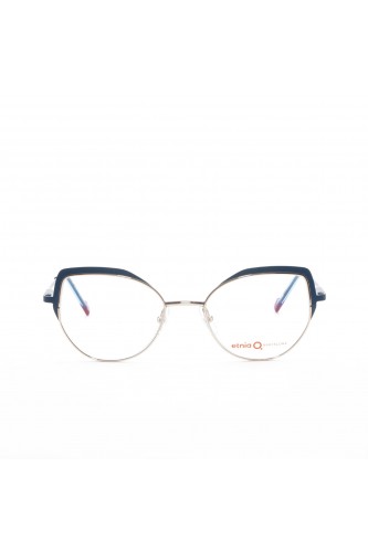 Etnia Barcelona - Occhiali da vista in metallo cat eye per donna blu - 2