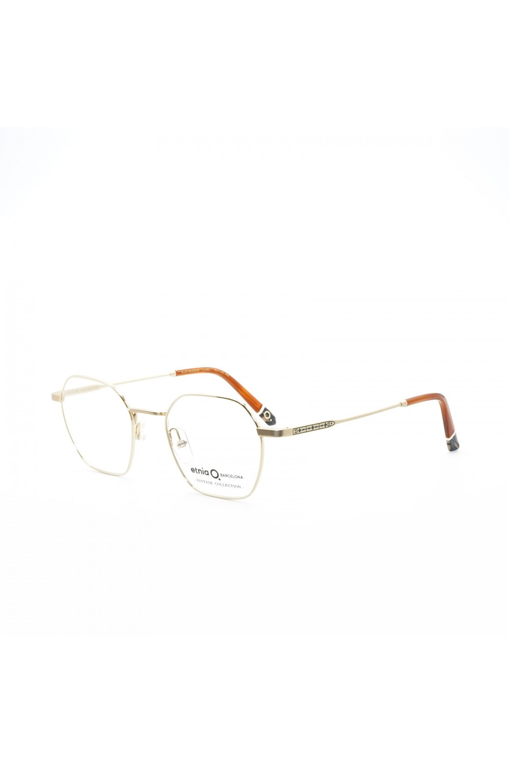 Etnia Barcelona - Occhiali da vista in metallo esagonali unisex oro - SHNEIDER