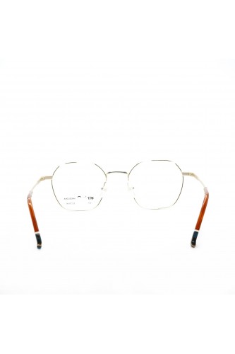 Etnia Barcelona - Occhiali da vista in metallo esagonali unisex oro - SHNEIDER