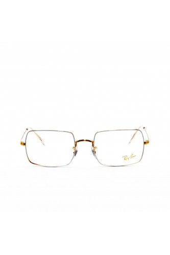 Ray-Ban - Occhiali da vista in metallo rettangolari per donna oro - RB1969 3104 2