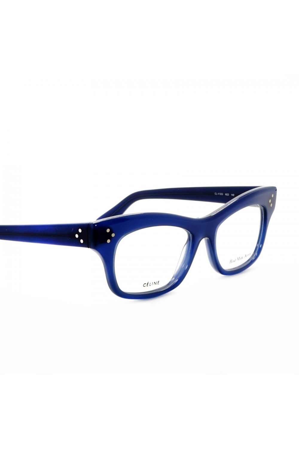 Celine - Occhiali da vista in celluloide cat eye per donna blu - CL41303 M23