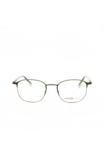 Etnia Barcelona - Occhiali da vista in metallo squadrati per uomo marrone - 2