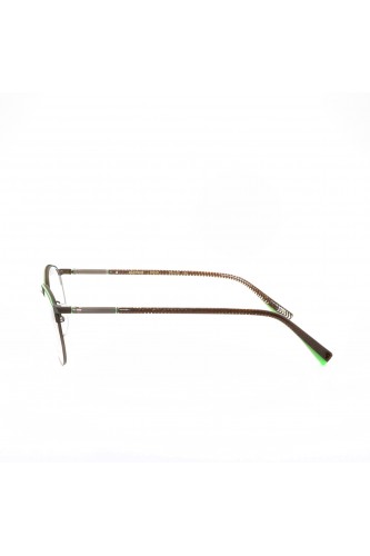 Etnia Barcelona - Occhiali da vista in metallo squadrati per uomo marrone -