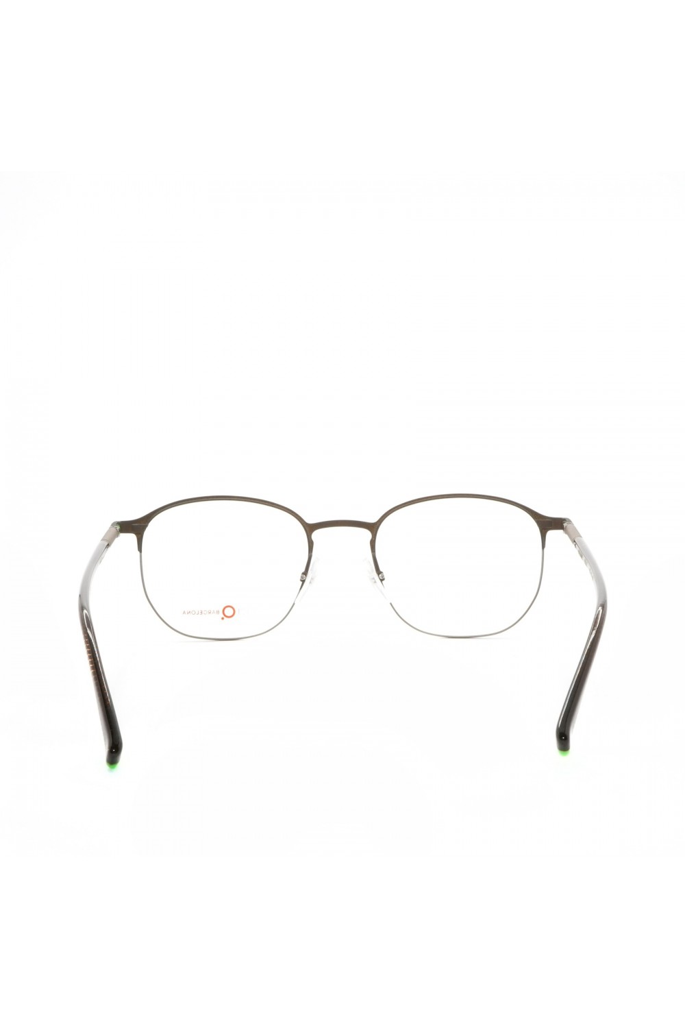 Etnia Barcelona - Occhiali da vista in metallo squadrati per uomo marrone -