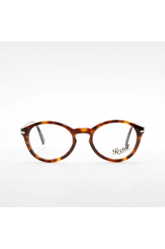 Persol - Occhiali da vista in celluloide ovali per uomo tartarugato - 3237-V 24 2