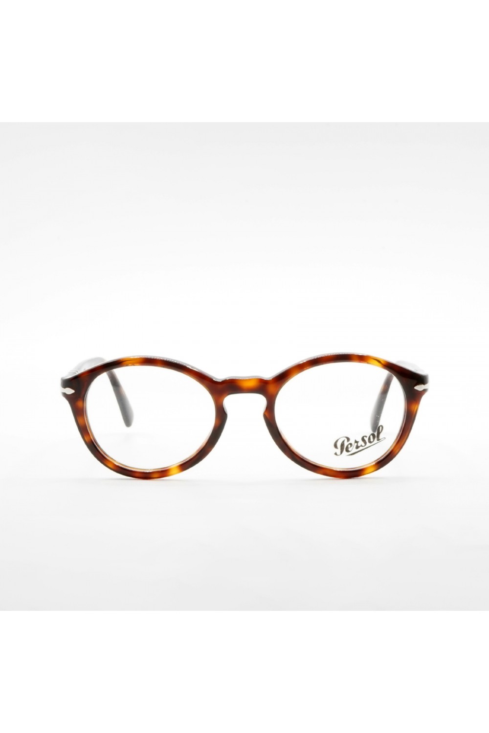 Persol - Occhiali da vista in celluloide ovali per uomo tartarugato - 3237-V 24