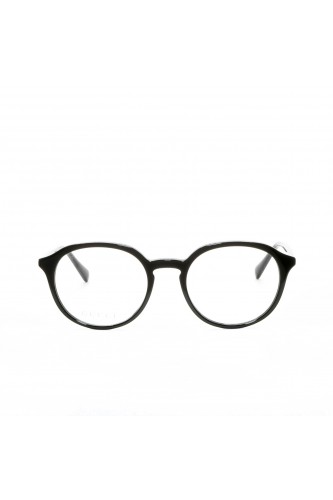 Gucci - Occhiali da vista in celluloide tondi unisex nero - GG1004O 001