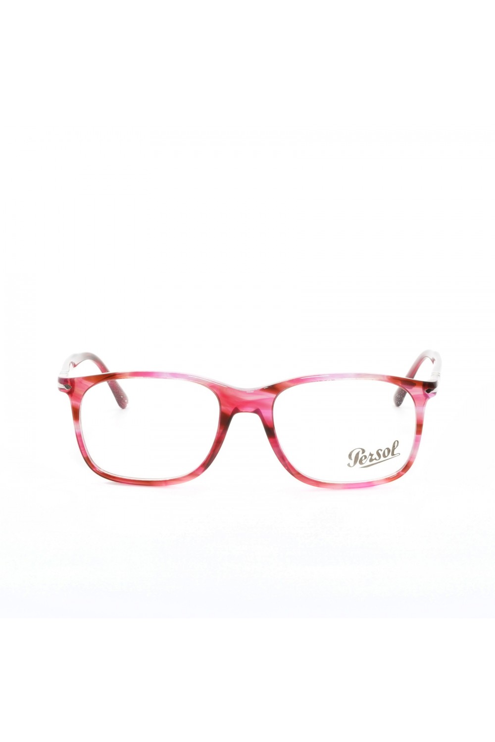 Persol - Occhiali da vista in celluloide rettangolari unisex burgundy  - 3213
