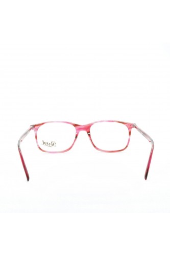 Persol - Occhiali da vista in celluloide rettangolari unisex burgundy  - 3213