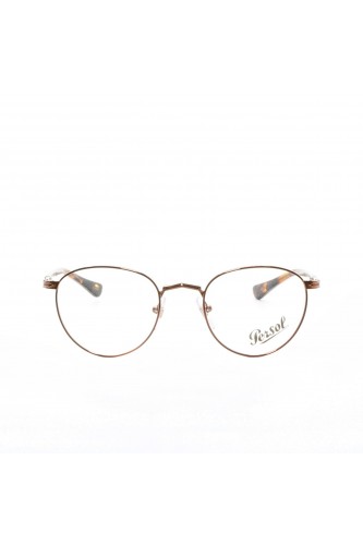 Persol - Occhiali da vista in metallo tondi unisex bronzo - 2478 1081