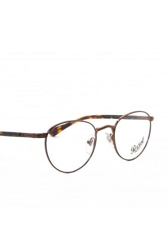 Persol - Occhiali da vista in metallo tondi unisex bronzo - 2478 1081