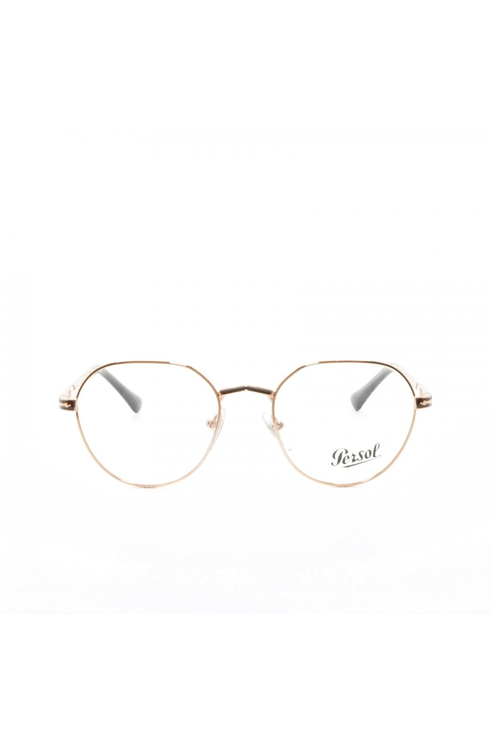 Persol - Occhiali da vista in metallo tondi unisex oro rosa - 2486 1112