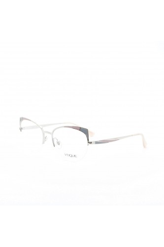 Vogue - Occhiali da vista in metallo cat eye per donna argento - 4153 323