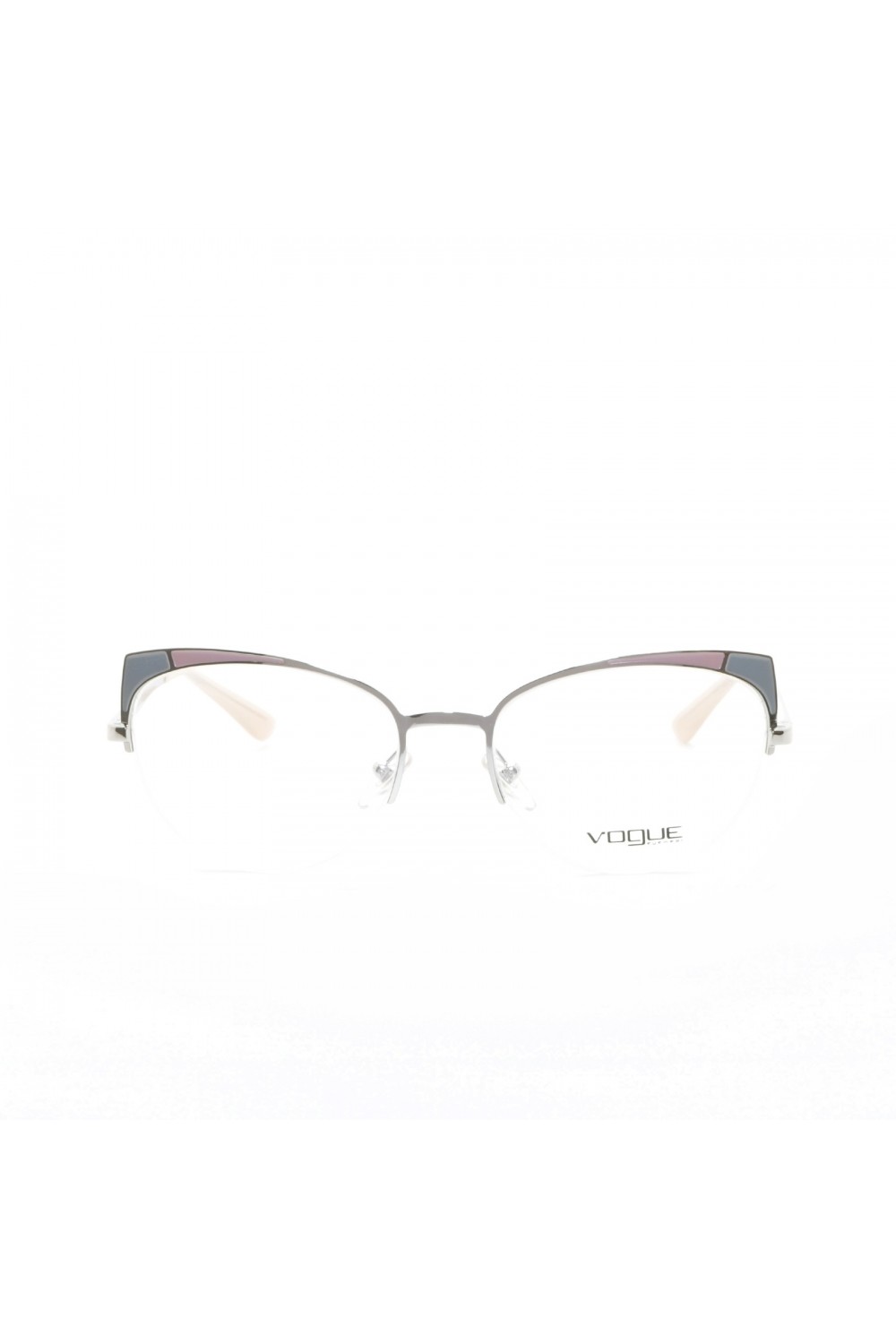 Vogue - Occhiali da vista in metallo cat eye per donna argento - 4153 323