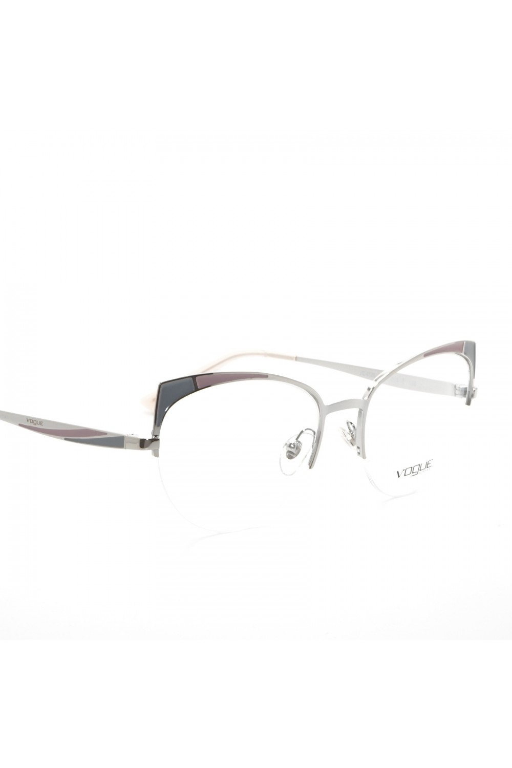 Vogue - Occhiali da vista in metallo cat eye per donna argento - 4153 323