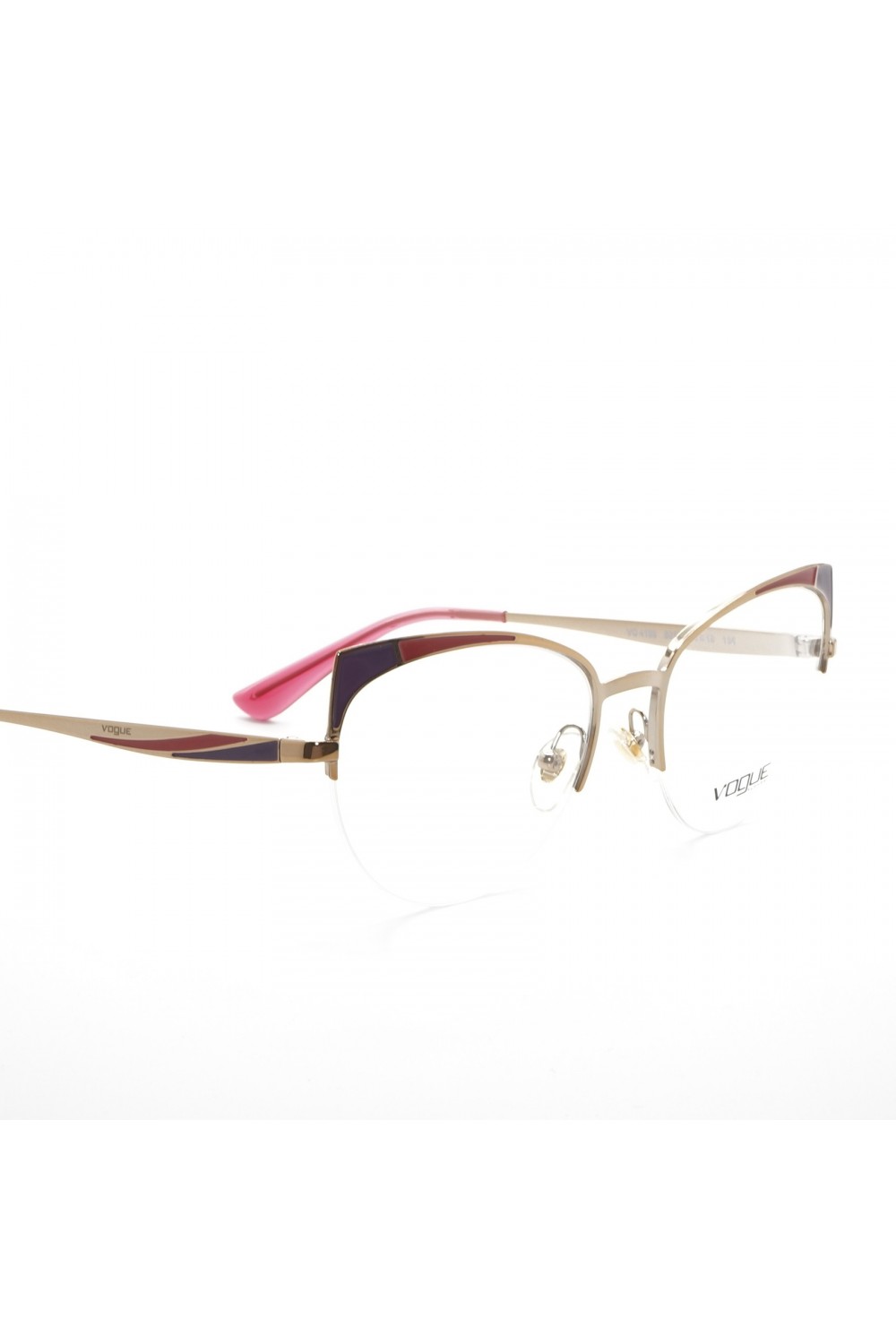 Vogue - Occhiali da vista in metallo cat eye per donna oro - 4153 5075
