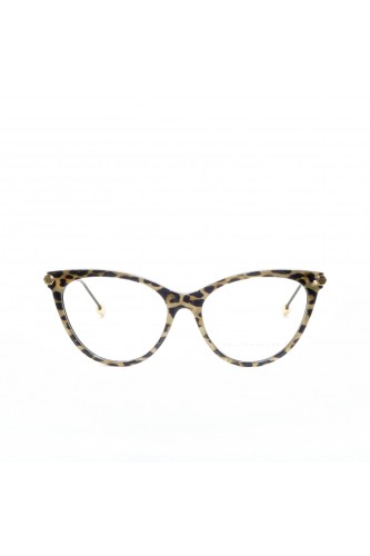 Philipp Plein - Occhiali da vista in celluloide cat eye per donna animalier - 2
