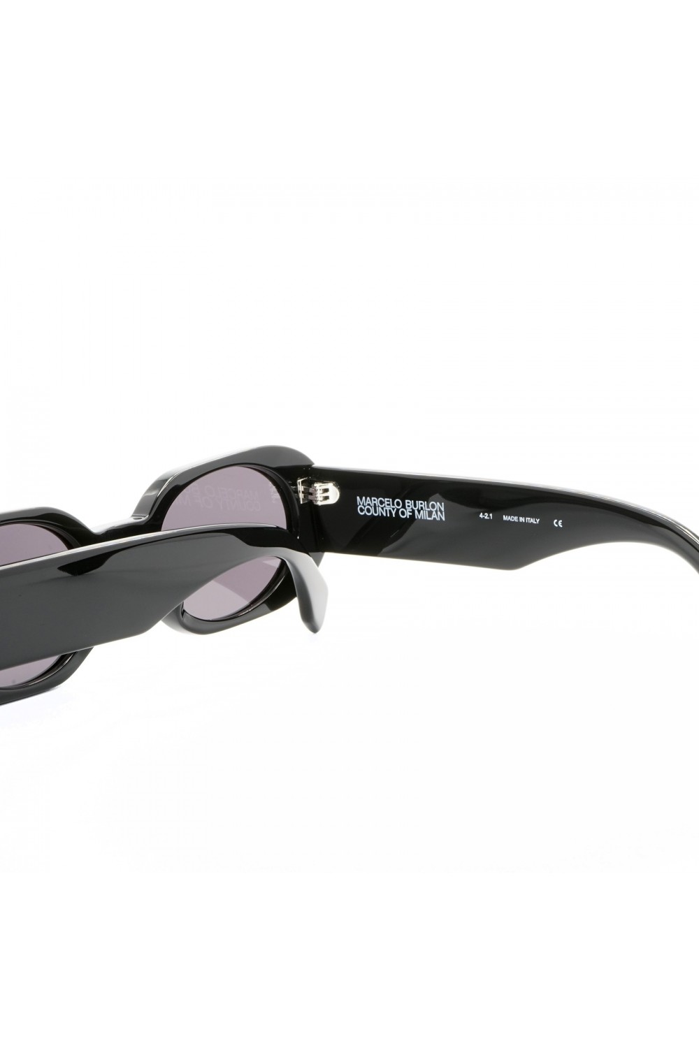 Marcelo Burlon County Of Milan - Occhiali da sole in celluloide ovali unisex