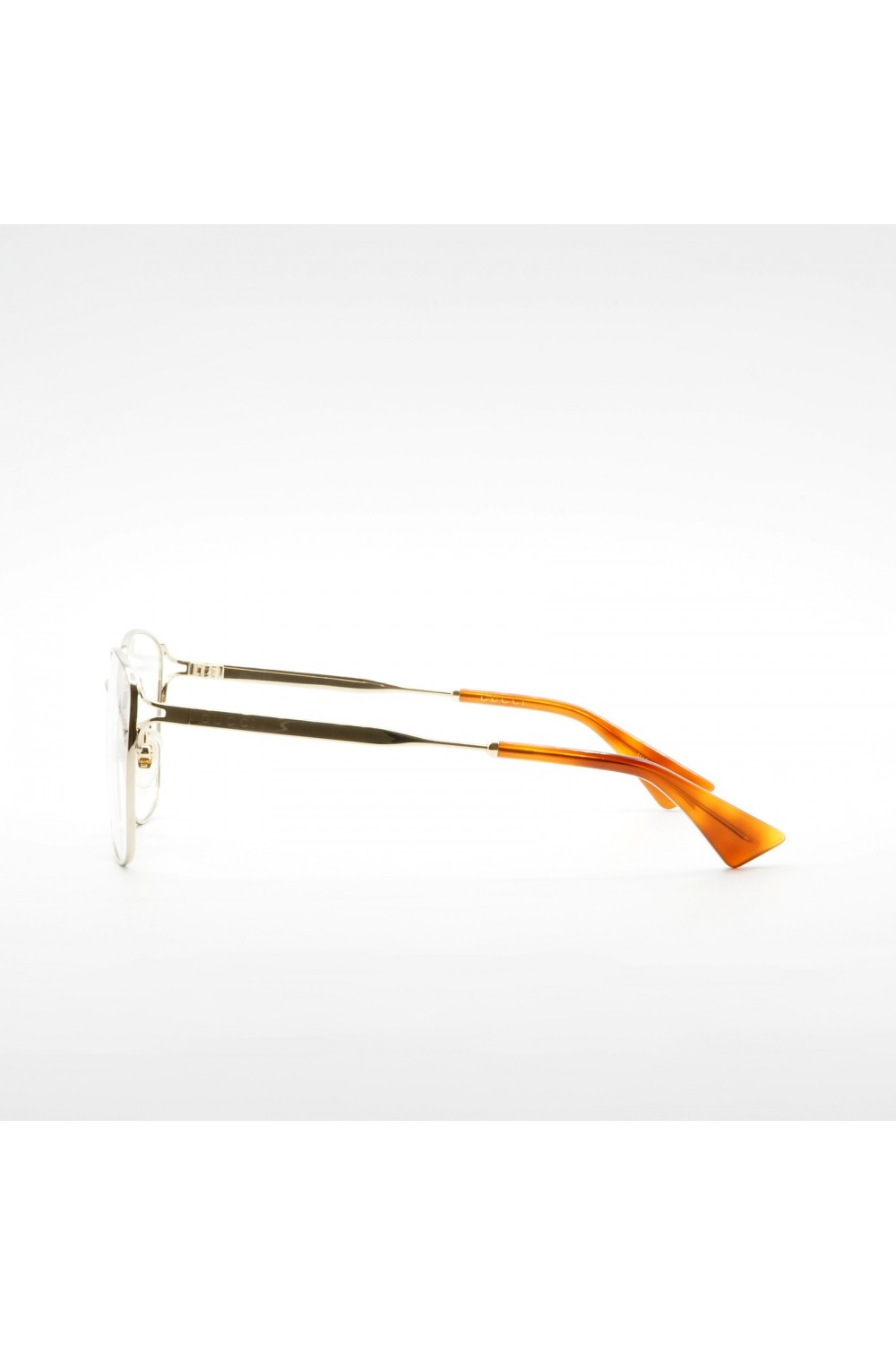 Gucci - Occhiali da vista in metallo squadrati per donna oro - GG00819 001