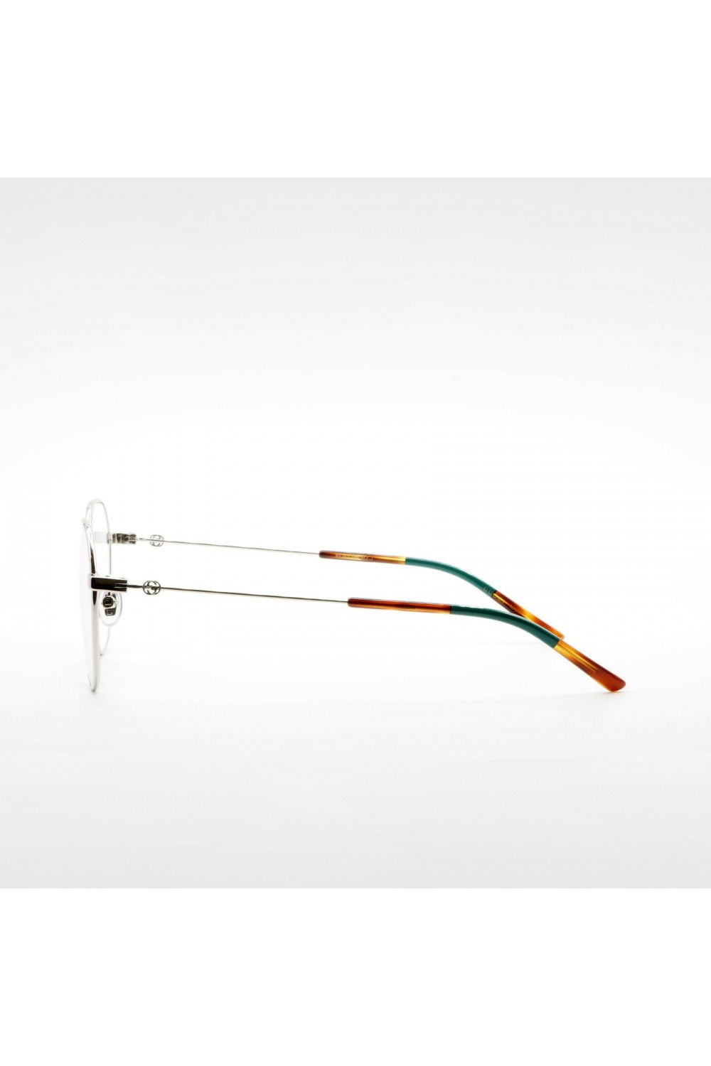 Gucci - Occhiali da vista in metallo tondi unisex argento - GG0684 002