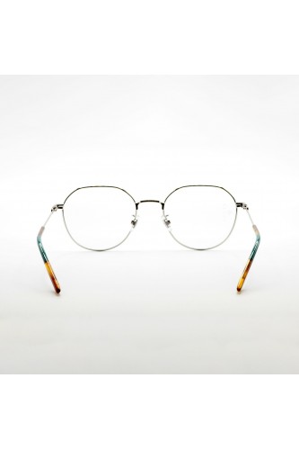 Gucci - Occhiali da vista in metallo tondi unisex argento - GG0684 002