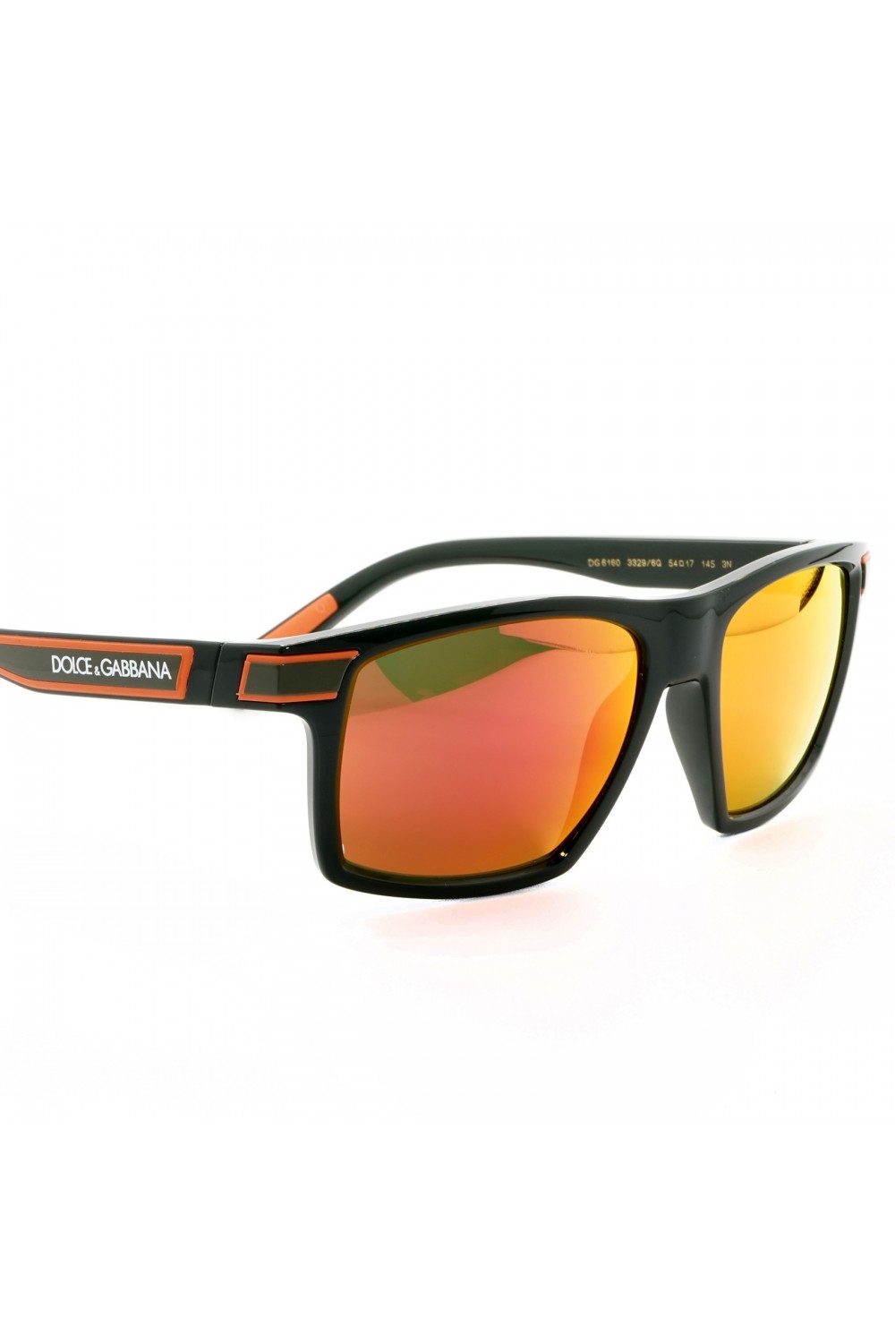 Dolce&Gabbana - Occhiali da sole in celluloide rettangolari per uomo verde -