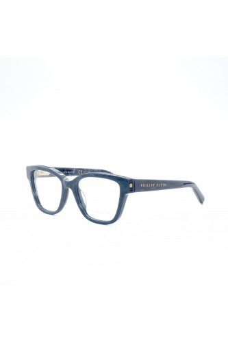 Philipp Plein - Occhiali da vista in celluloide cat eye per donna blu - VPP034S