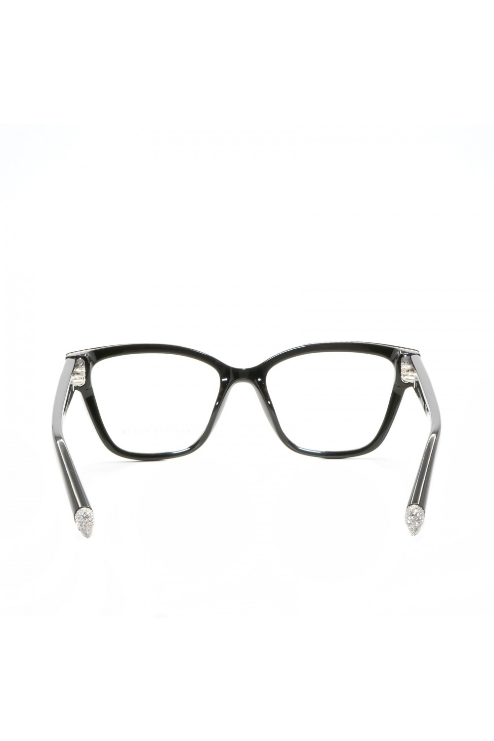 Philipp Plein - Occhiali da vista in celluloide cat eye per donna nero -