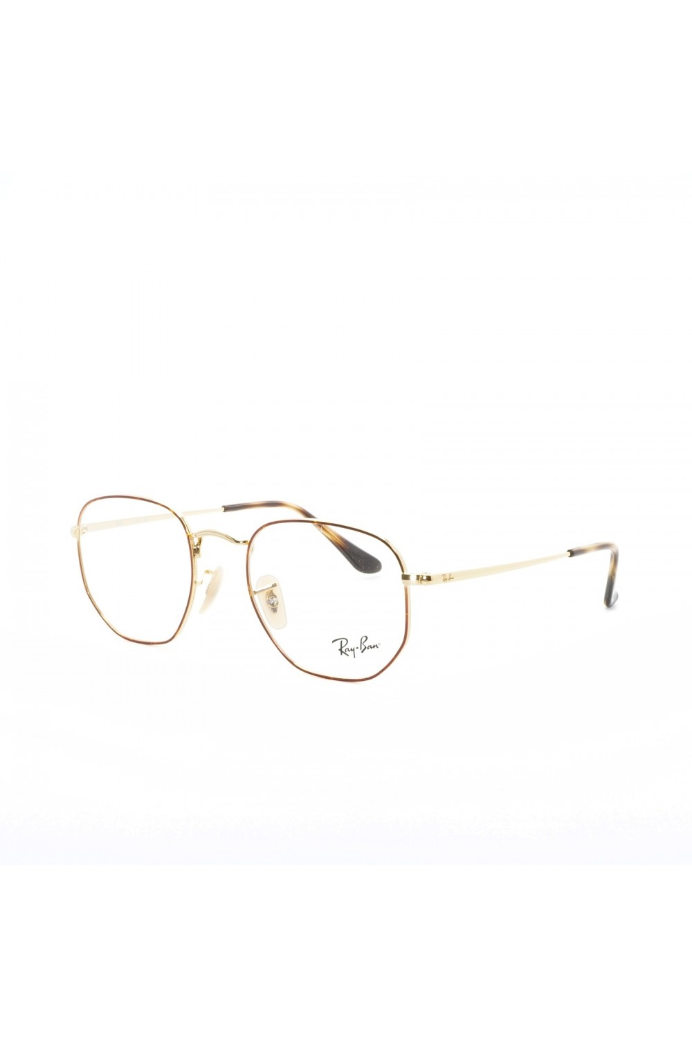 Ray Ban Occhiali da vista in metallo esagonali unisex oro Ottica Lombardi