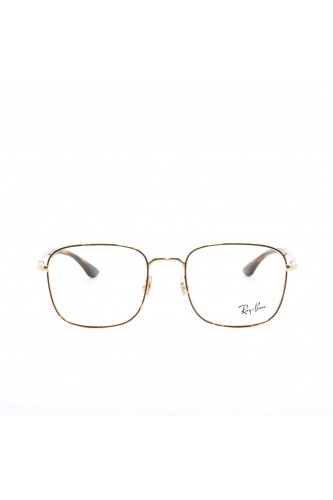 Ray-Ban - Occhiali da vista in metallo squadrati per uomo oro - RB6469 2945 2