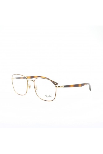 Ray-Ban - Occhiali da vista in metallo squadrati per uomo oro - RB6469 2945