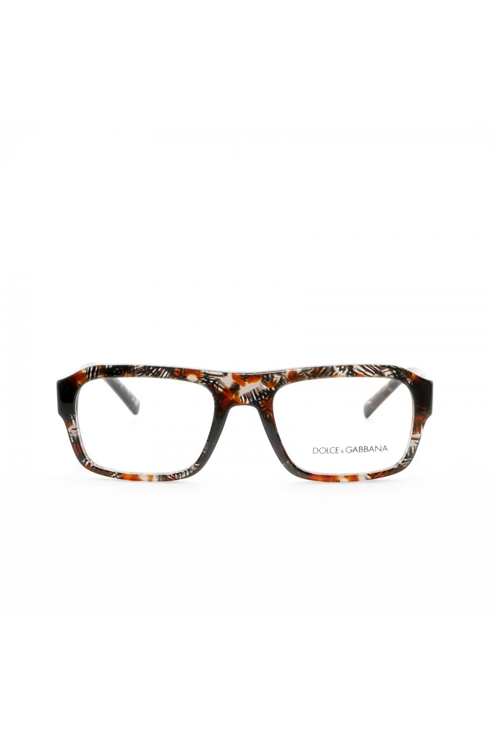 Dolce&Gabbana - Occhiali da vista in celluloide rettangolari per uomo
