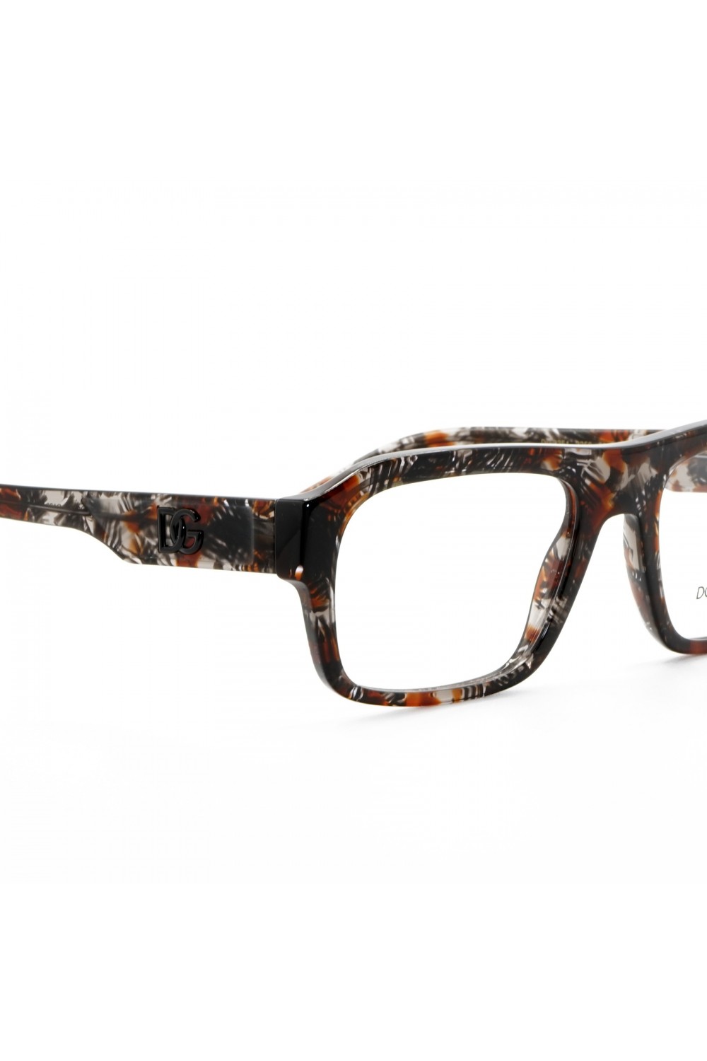 Dolce&Gabbana - Occhiali da vista in celluloide rettangolari per uomo