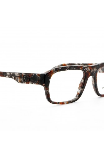 Dolce&Gabbana - Occhiali da vista in celluloide rettangolari per uomo