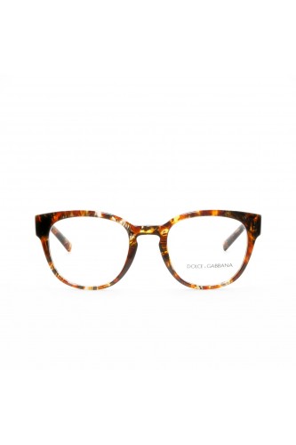 Dolce&Gabbana - Occhiali da vista in celluloide squadrati unisex arancione - 2