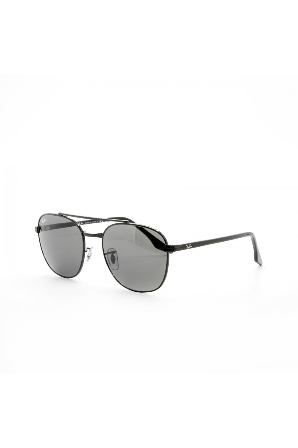 Ray-Ban - Occhiali da sole in metallo squadrati unisex nero - RB3688 002/B1