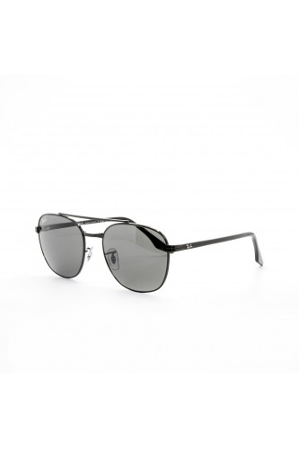 Ray-Ban - Occhiali da sole in metallo squadrati unisex nero - RB3688 002/B1