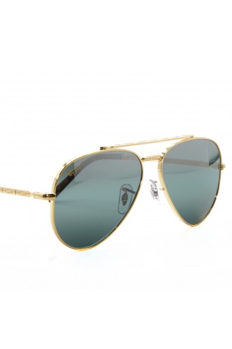 Ray-Ban - Occhiali da sole in metallo a goccia unisex oro - RB3625 9196/G6