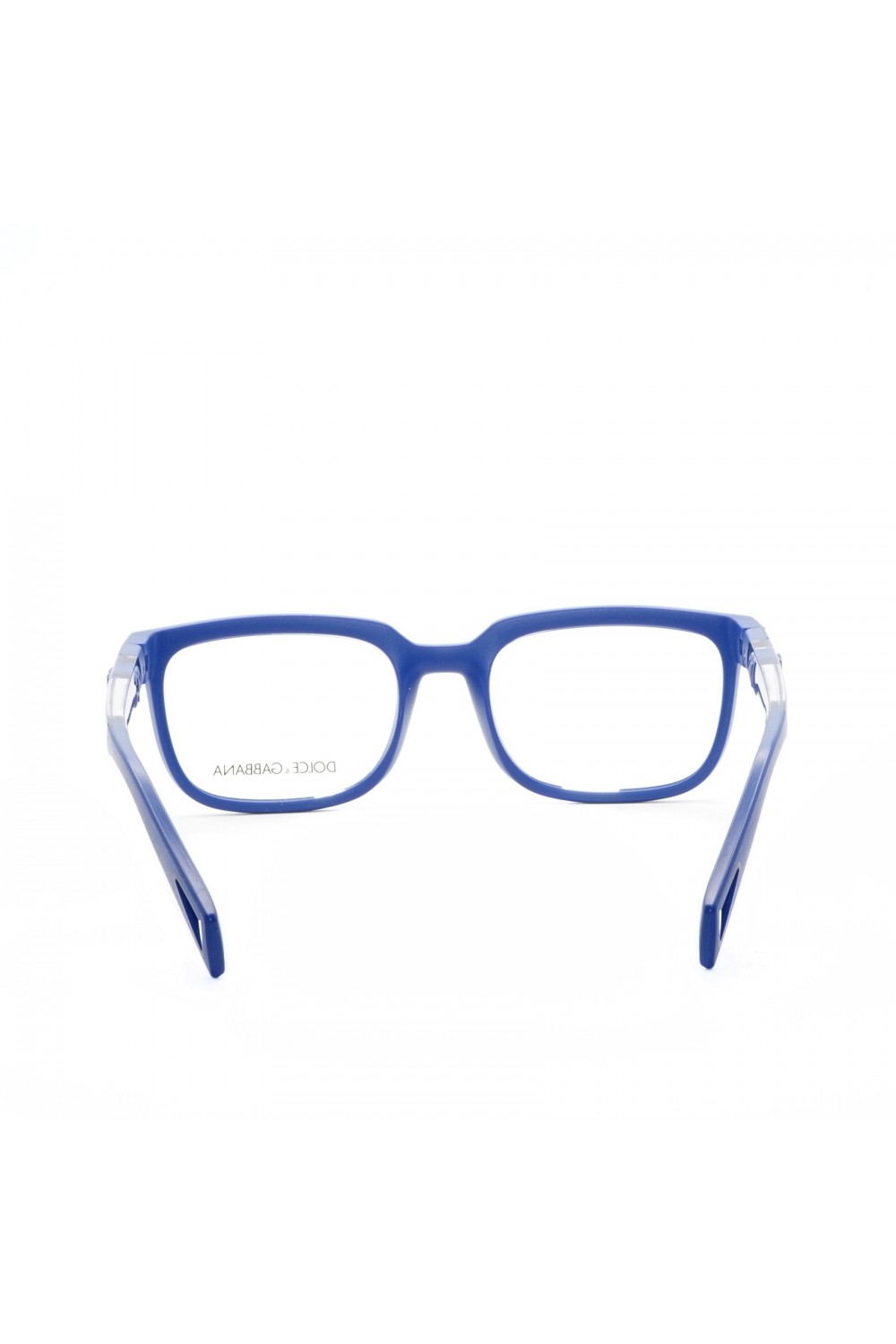 Dolce&Gabbana - Occhiali da vista in celluloide rettangolari per uomo blu -