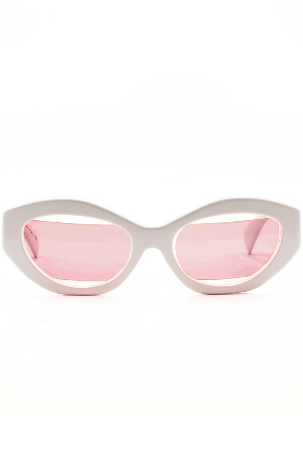 Alain Mikli - Occhiali da sole in celluloide cat eye per donna bianco - JEREMY