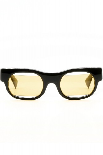 Alain Mikli - Occhiali da sole in celluloide squadrati unisex nero - JEREMY