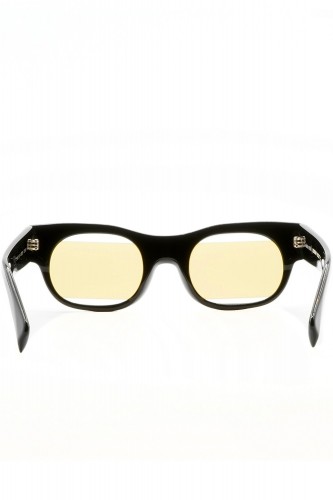 Alain Mikli - Occhiali da sole in celluloide squadrati unisex nero - JEREMY