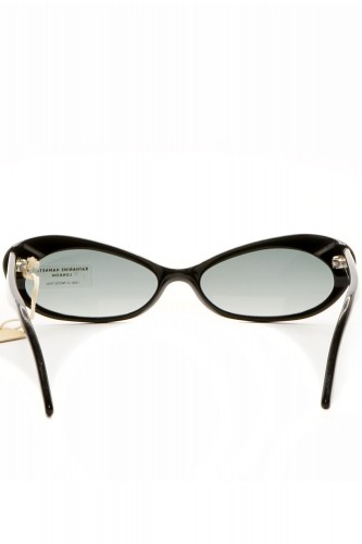 Katharine Hamnett - Occhiali da sole vintage in celluloide cat eye per donna