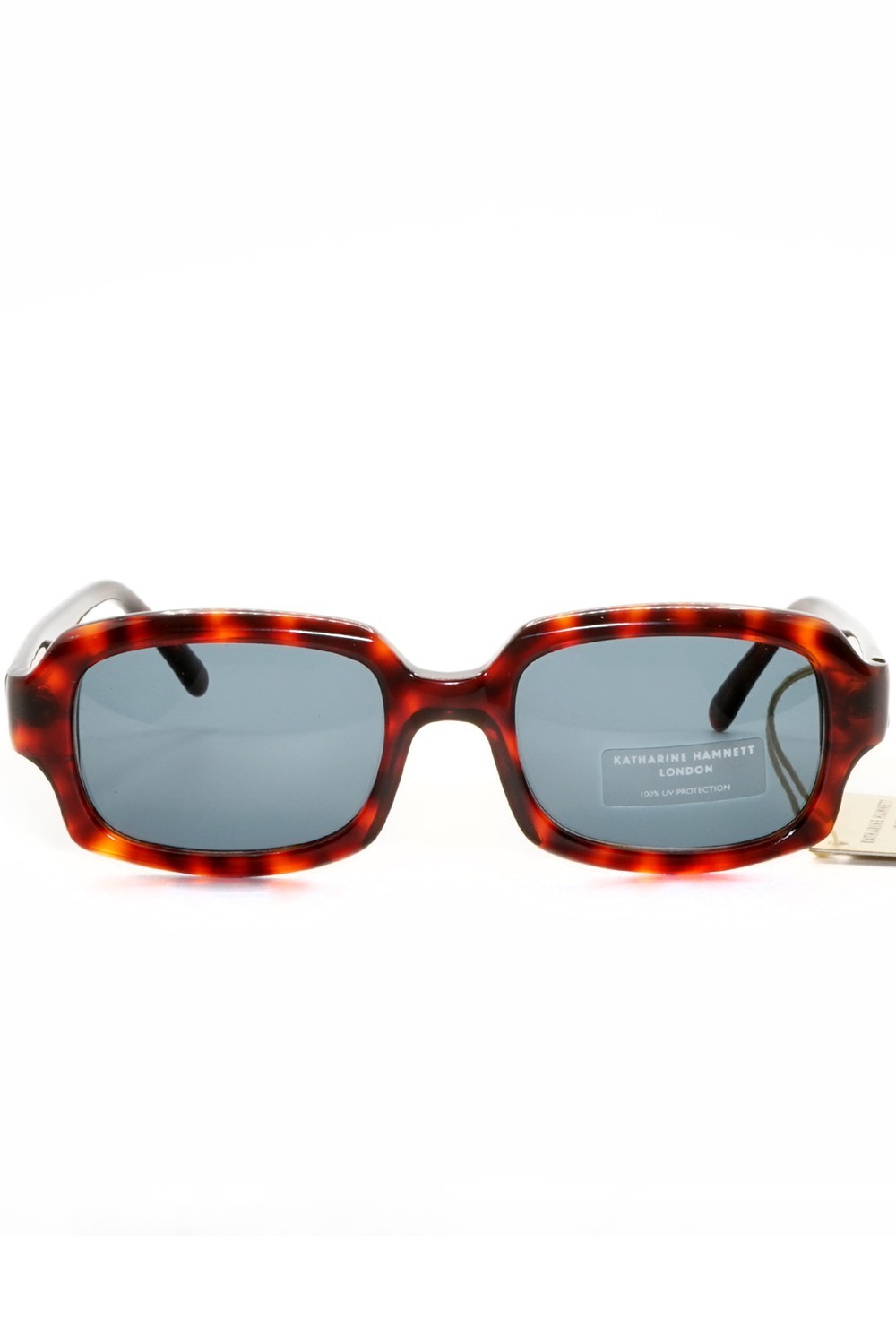 Katharine Hamnett - Occhiali da sole vintage in celluloide rettangolari unisex