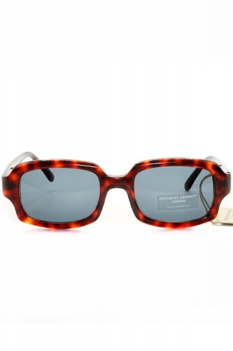 Katharine Hamnett - Occhiali da sole vintage in celluloide rettangolari unisex