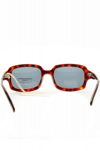 Katharine Hamnett - Occhiali da sole vintage in celluloide rettangolari unisex